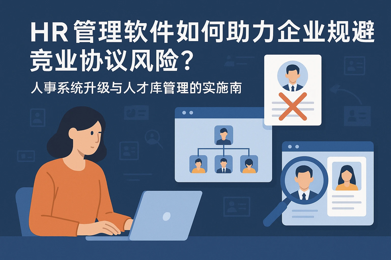 HR管理软件如何助力企业规避竞业协议风险？人事系统升级与人才库管理的实践指南