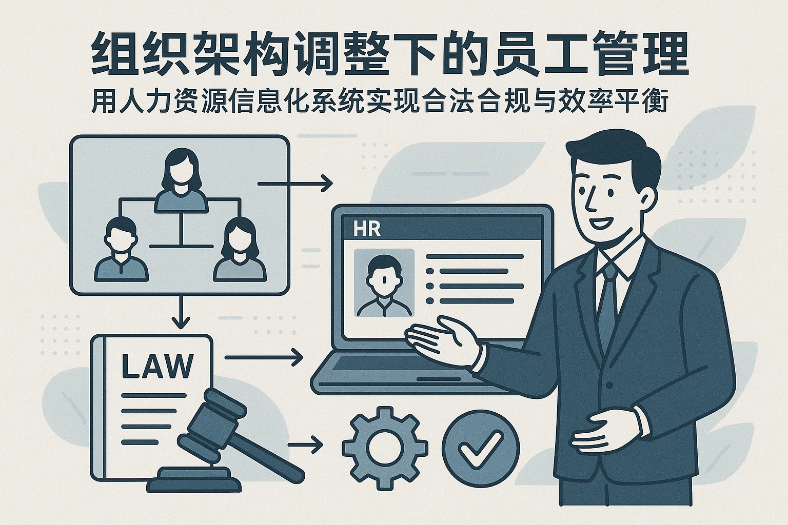 组织架构调整下的员工管理：用人力资源信息化系统实现合法合规与效率平衡
