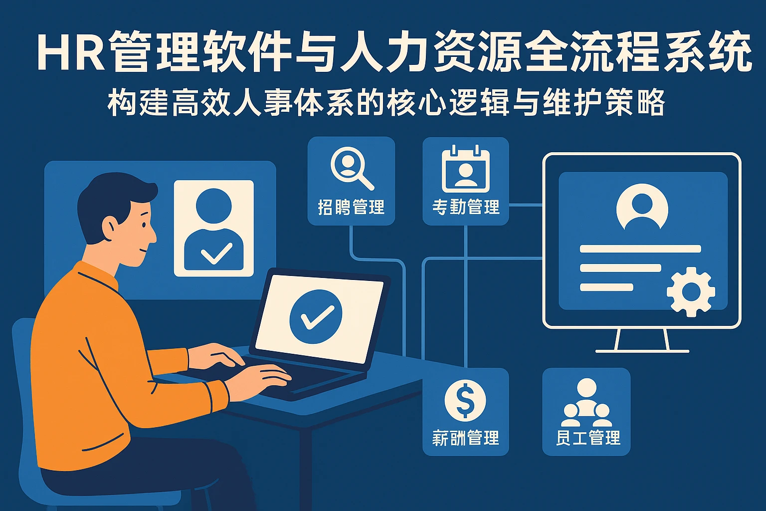 HR管理软件与人力资源全流程系统：构建高效人事体系的核心逻辑与维护策略