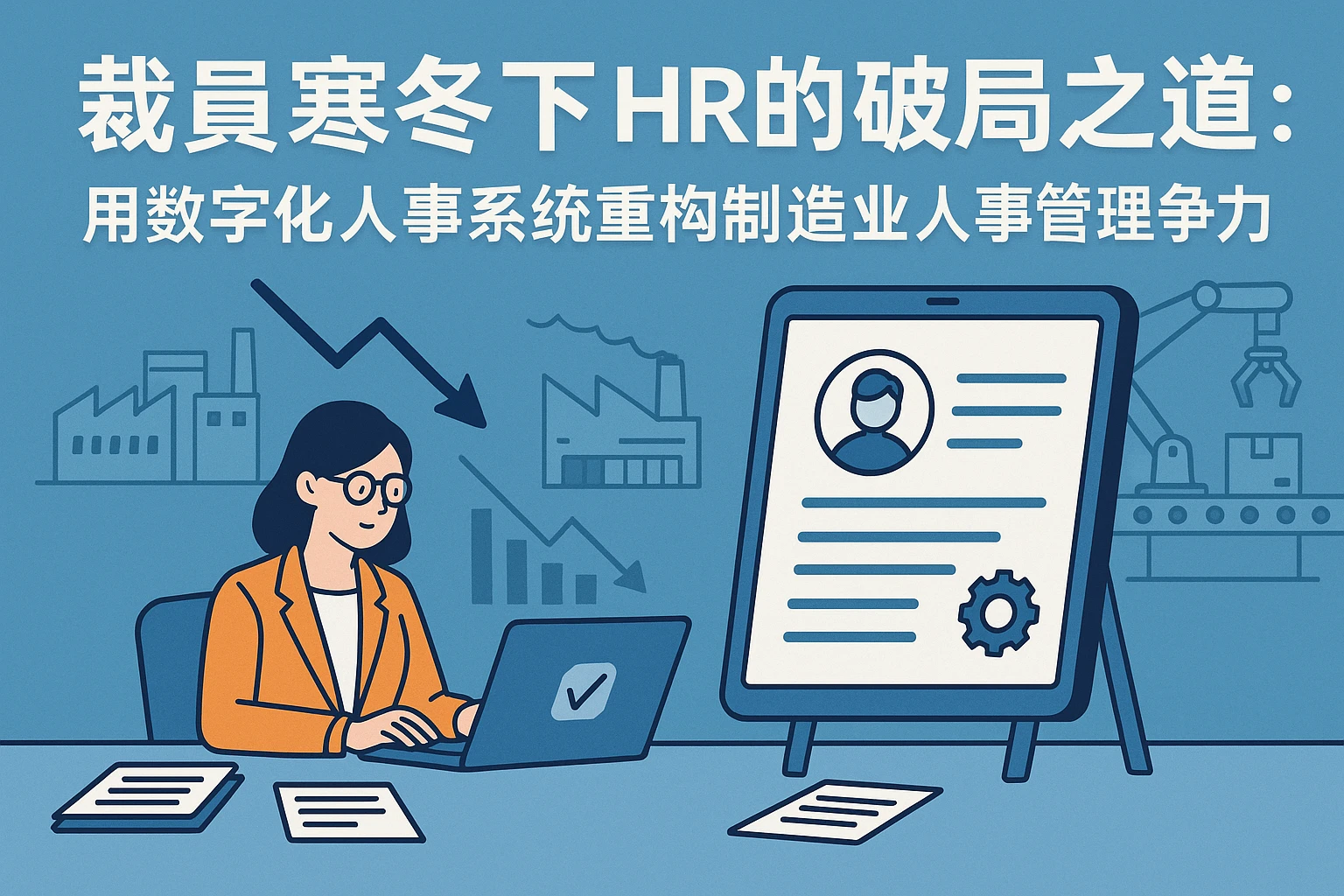 裁员寒冬下HR的破局之道：用数字化人事系统重构制造业人事管理竞争力
