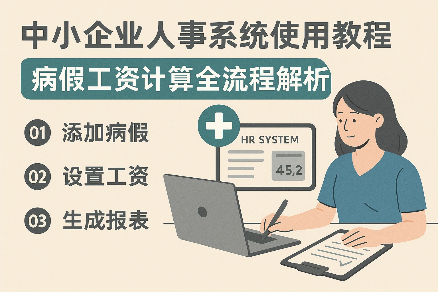 中小企业人事系统使用教程:病假工资计算全流程解析
