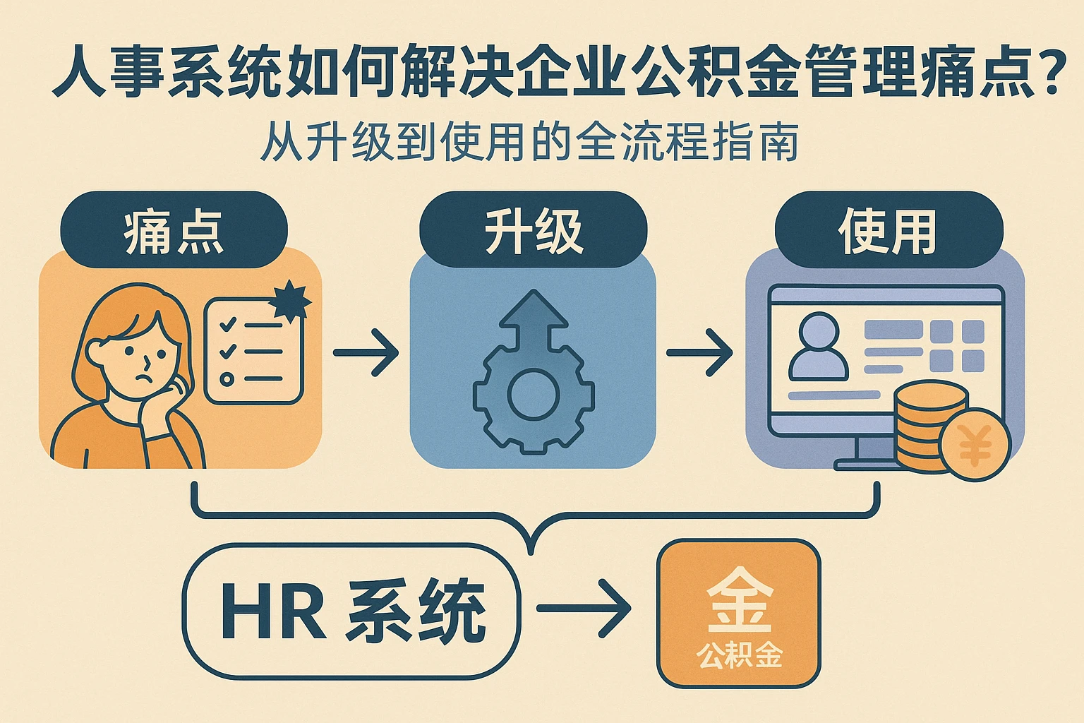 人事系统如何解决企业公积金管理痛点？从升级到使用的全流程指南