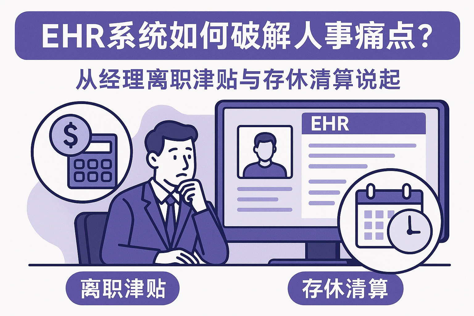 EHR系统如何破解人事痛点？从经理离职津贴与存休清算说起