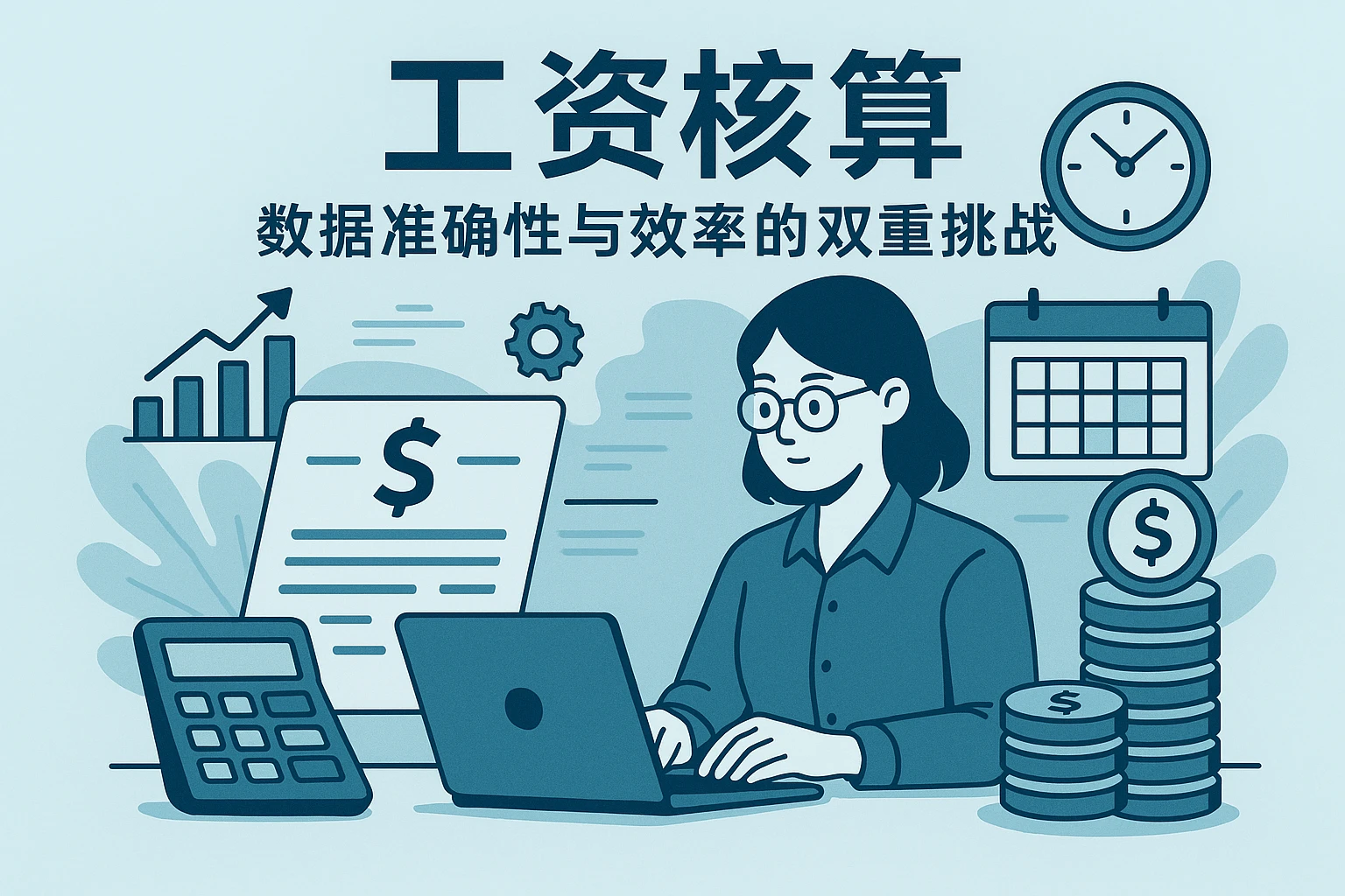 2. 工资核算:数据准确性与效率的双重挑战