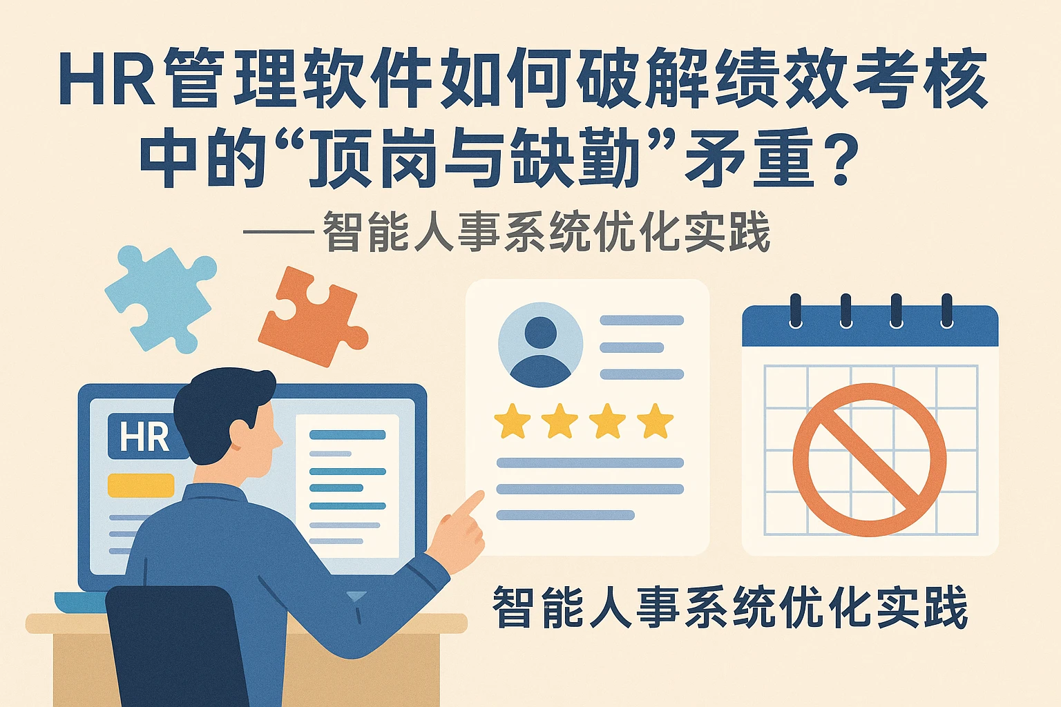 HR管理软件如何破解绩效考核中的“顶岗与缺勤”矛盾？——智能人事系统优化实践