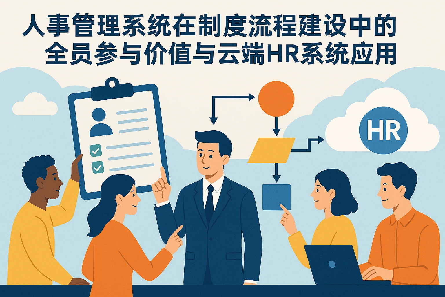 人事管理系统在制度流程建设中的全员参与价值与云端HR系统应用