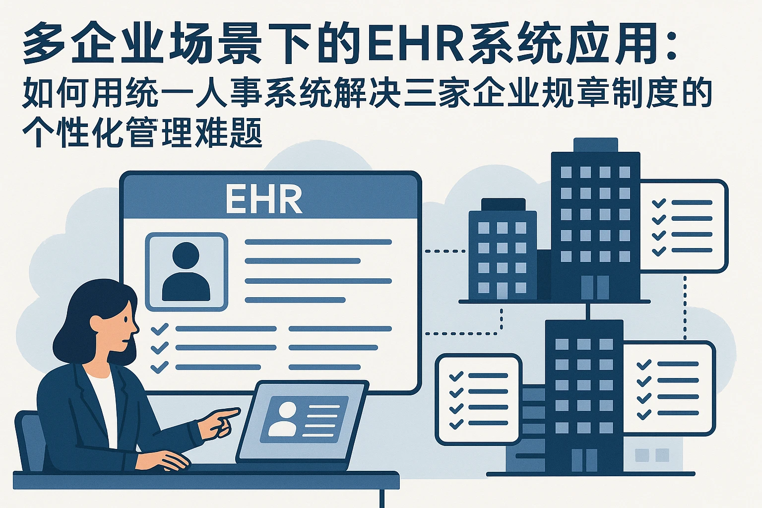 多企业场景下的EHR系统应用：如何用统一人事系统解决三家企业规章制度的个性化管理难题