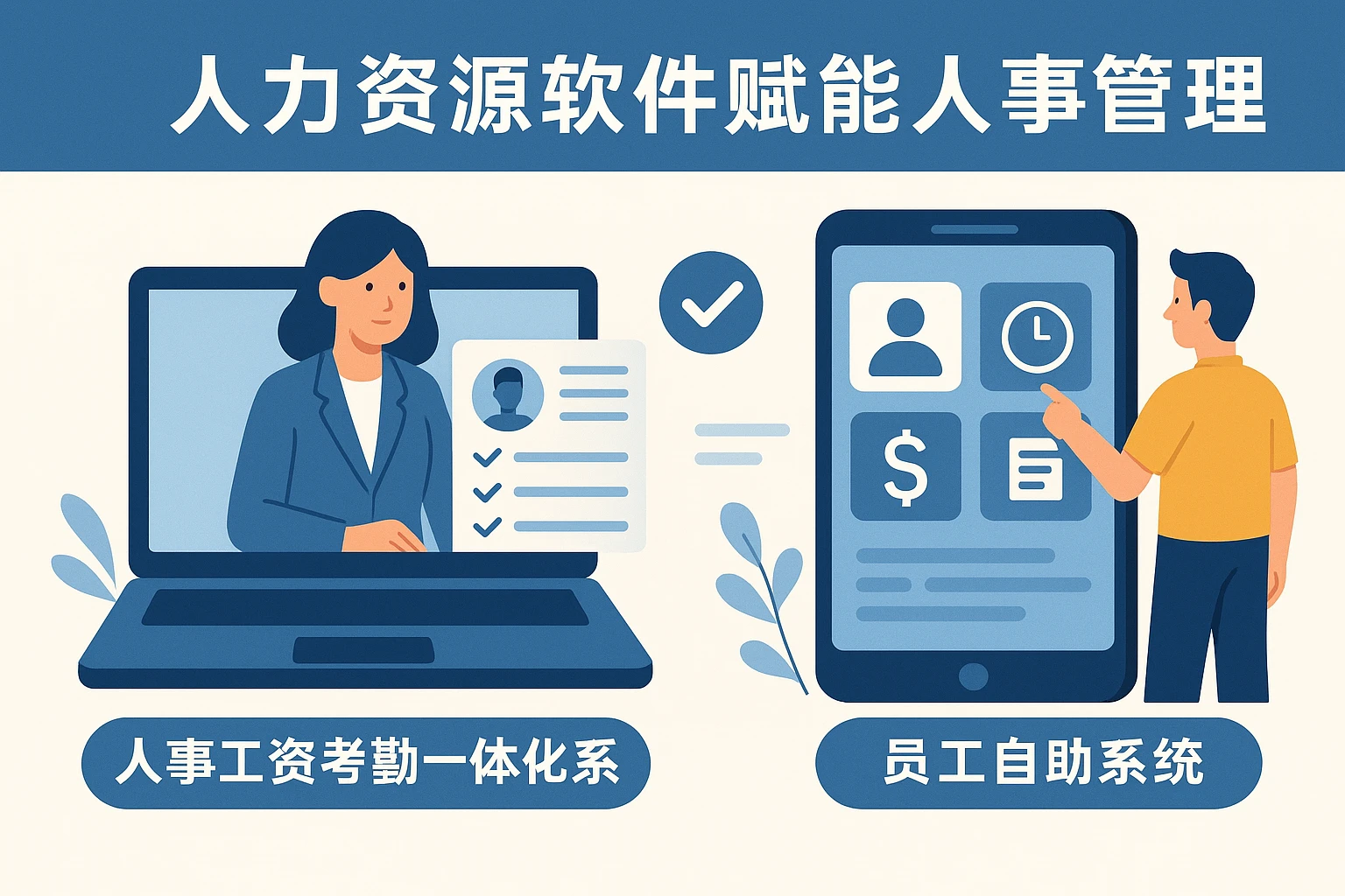 人力资源软件赋能人事管理:人事工资考勤一体化系统与员工自助系统的全面解析