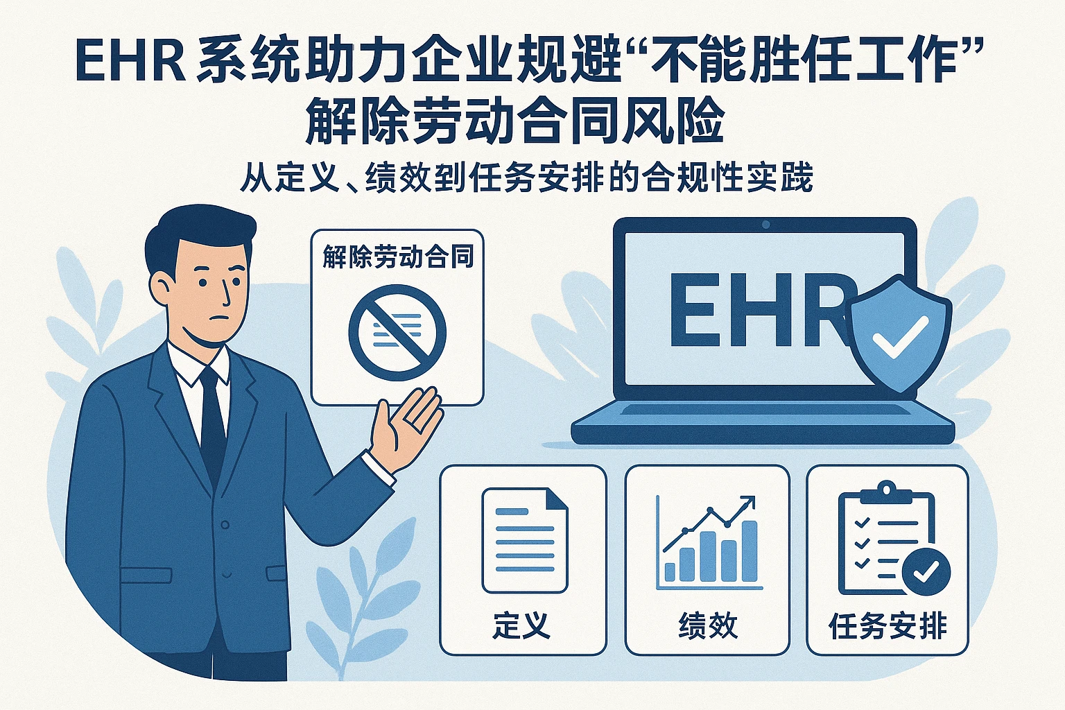 EHR系统助力企业规避“不能胜任工作”解除劳动合同风险——从定义、绩效到任务安排的合规性实践