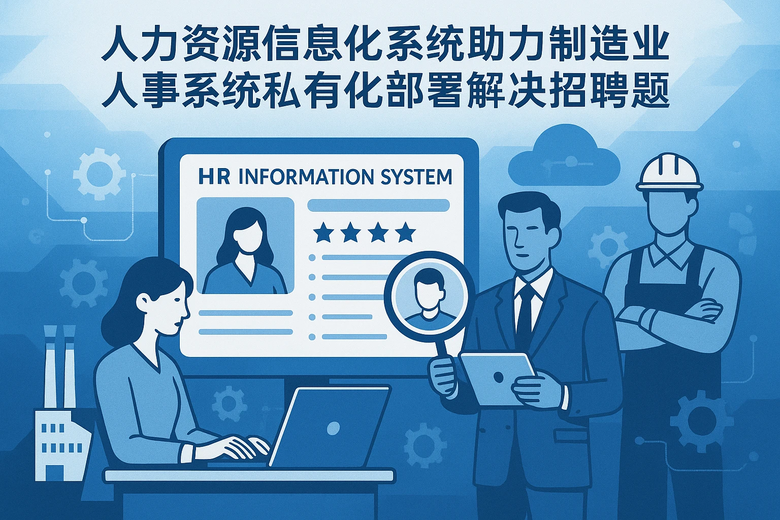 人力资源信息化系统助力制造业人事系统私有化部署解决招聘难题