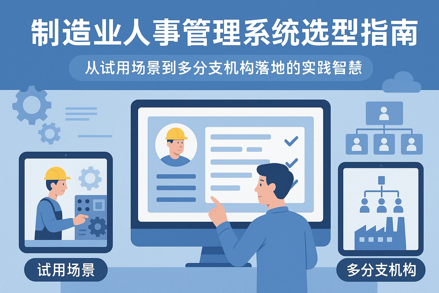 制造业人事管理系统选型指南：从试用场景到多分支机构落地的实践智慧