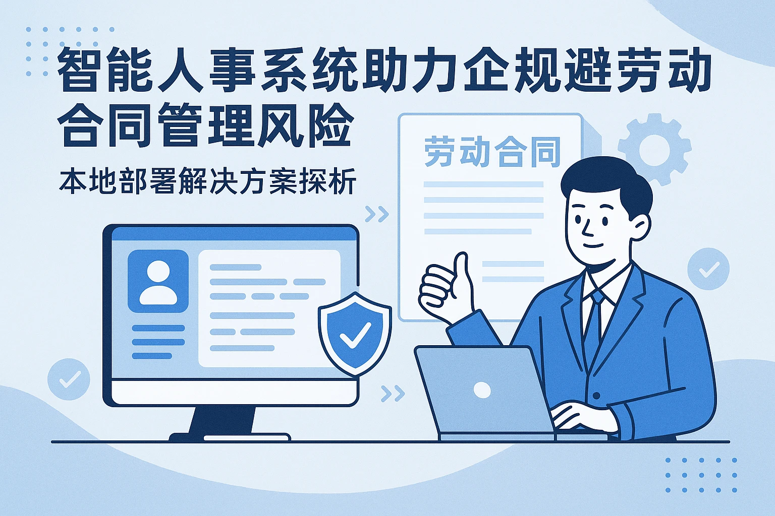 智能人事系统助力企业规避劳动合同管理风险：本地部署解决方案探析