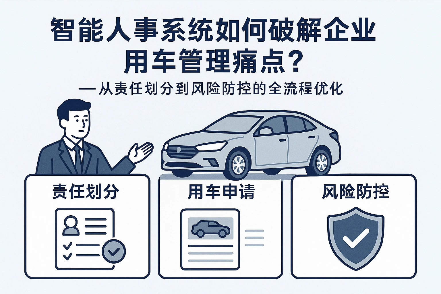 智能人事系统如何破解企业用车管理痛点？——从责任划分到风险防控的全流程优化