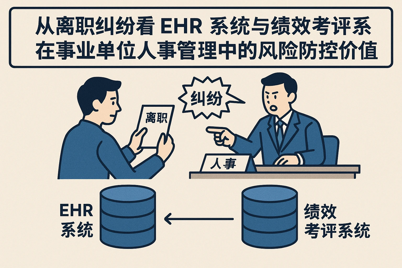 从离职纠纷看EHR系统与绩效考评系统在事业单位人事管理中的风险防控价值