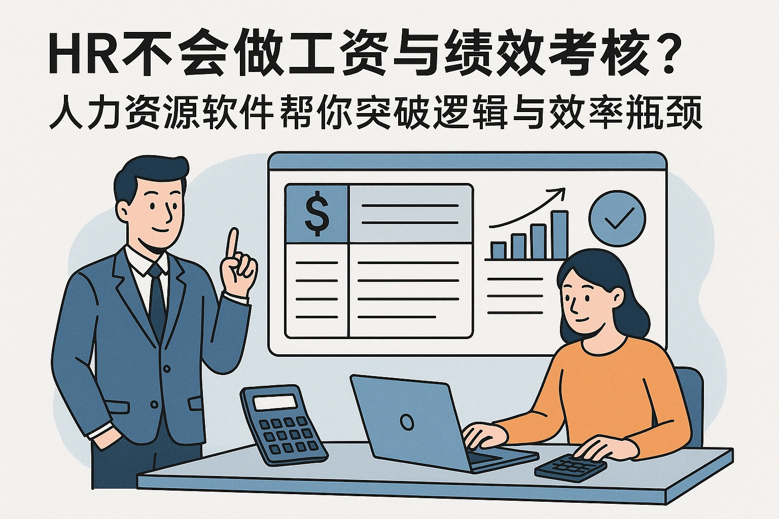 HR不会做工资与绩效考核？人力资源软件帮你突破逻辑与效率瓶颈