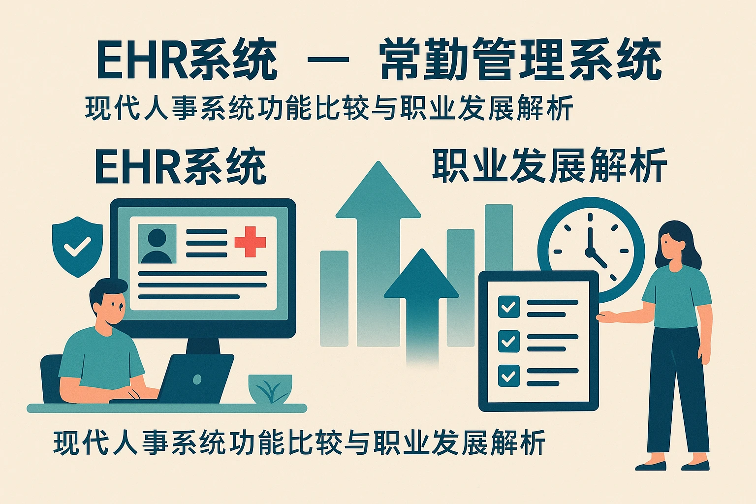EHR系统与考勤管理系统：现代人事系统功能比较与职业发展解析