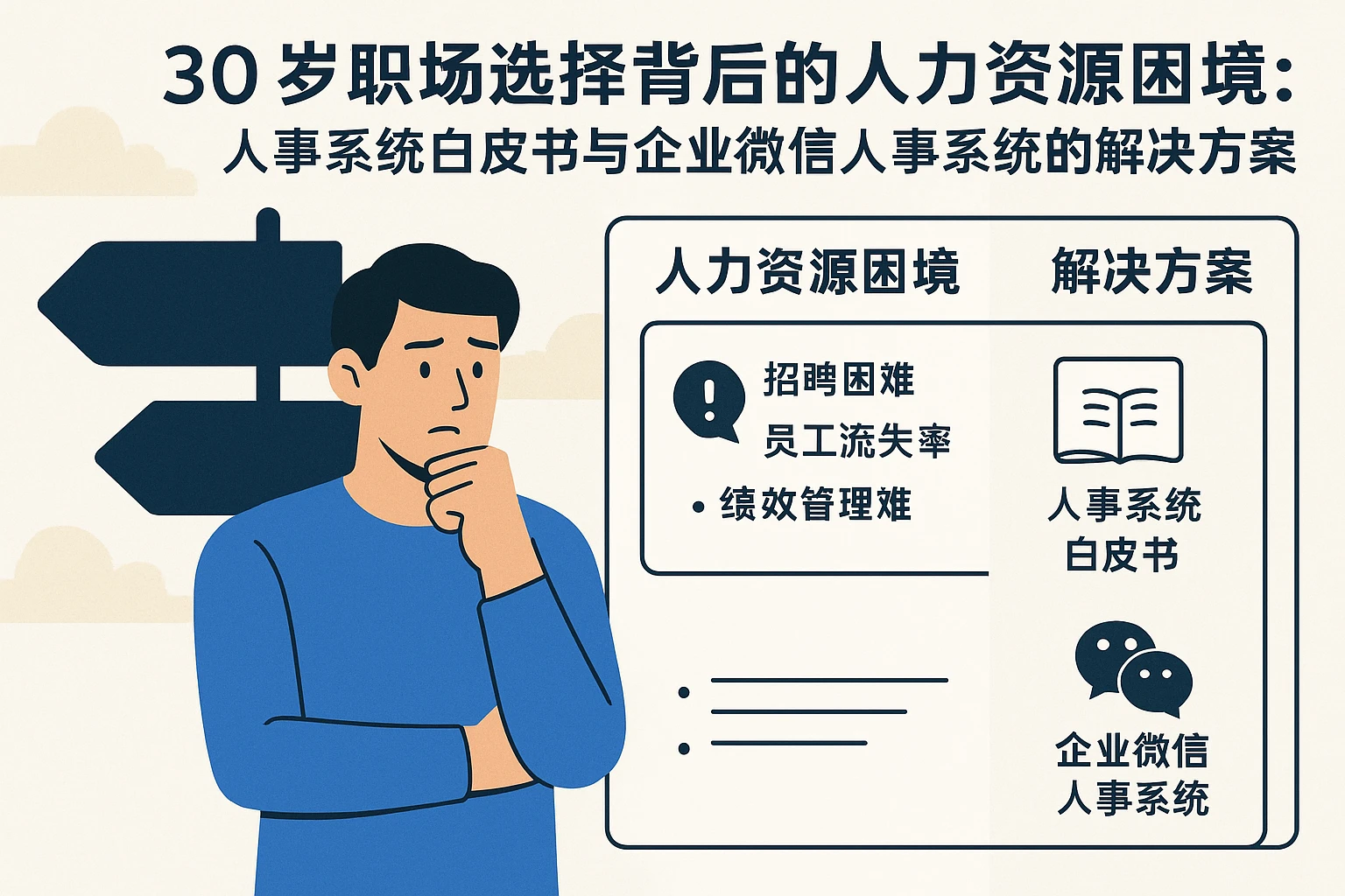 30岁职场选择背后的人力资源困境:人事系统白皮书与企业微信人事系统的解决方案