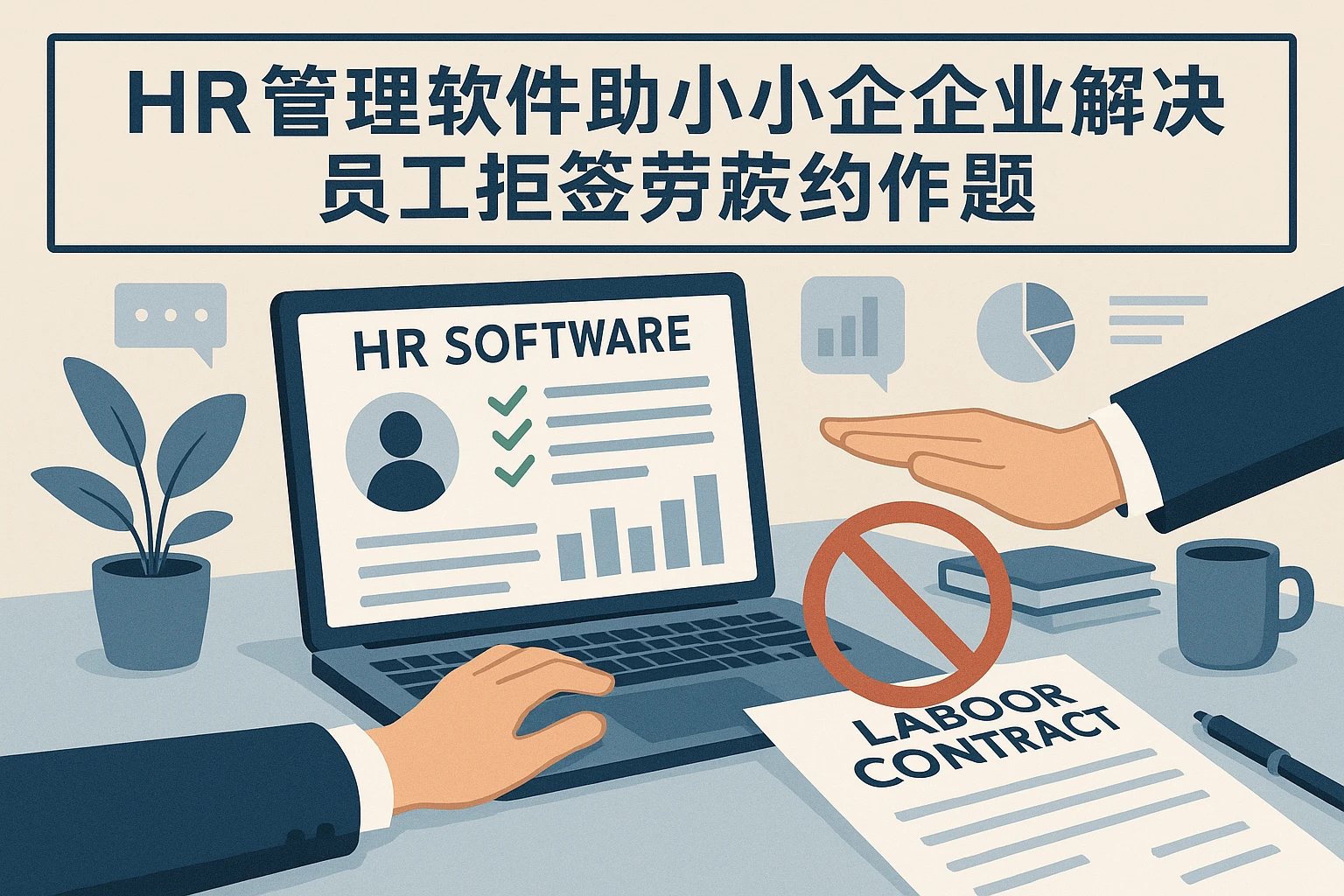 HR管理软件助力中小企业解决员工拒签劳动合同难题