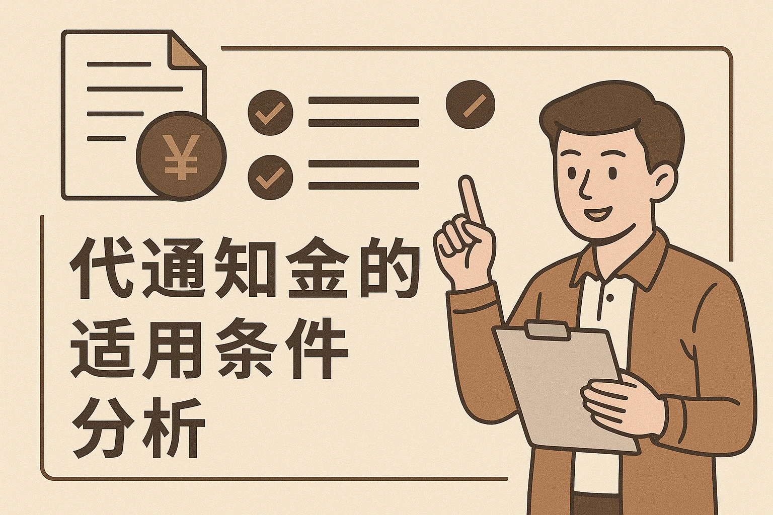 代通知金的适用条件分析