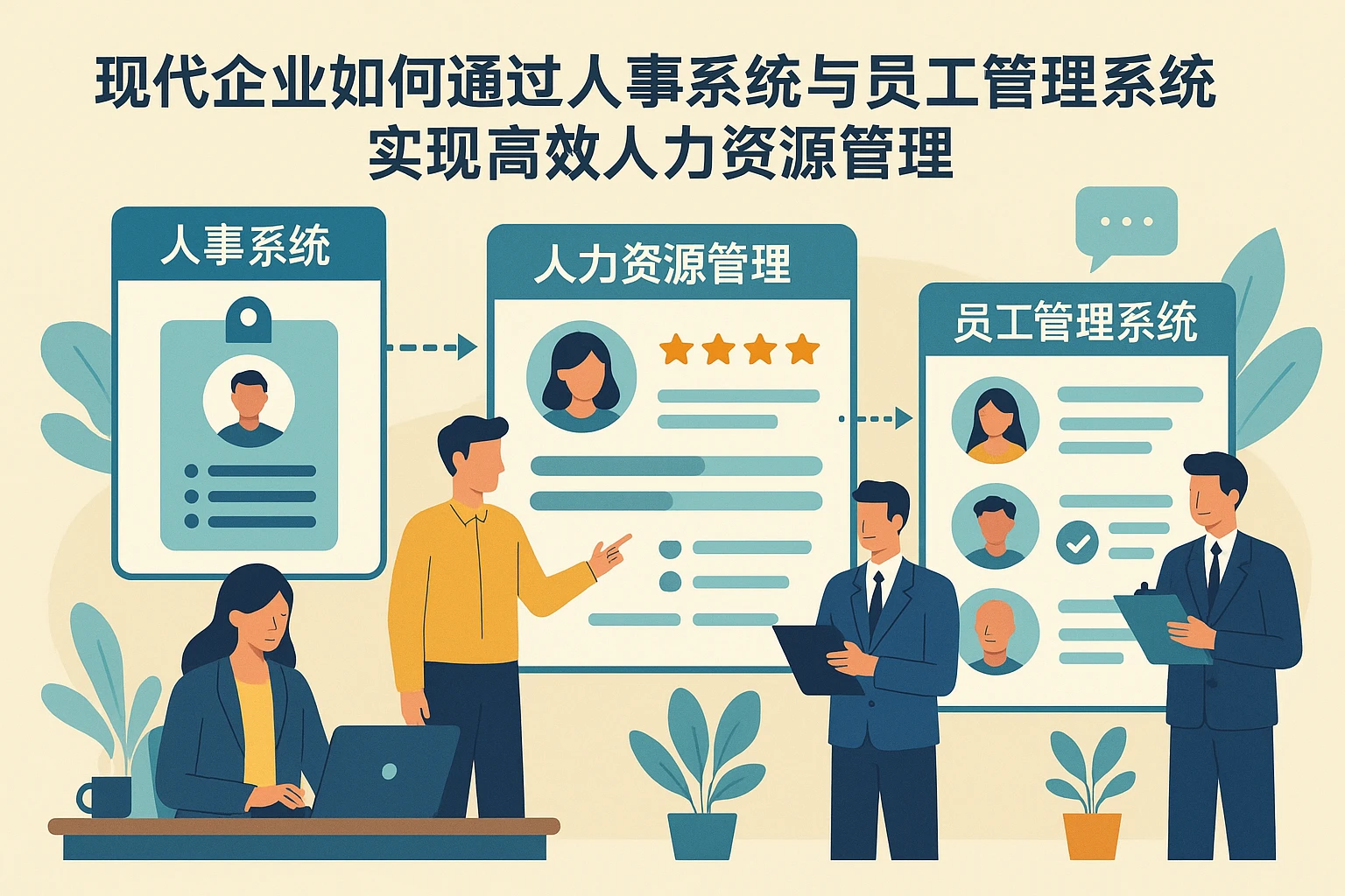 现代企业如何通过人事系统与员工管理系统实现高效人力资源管理