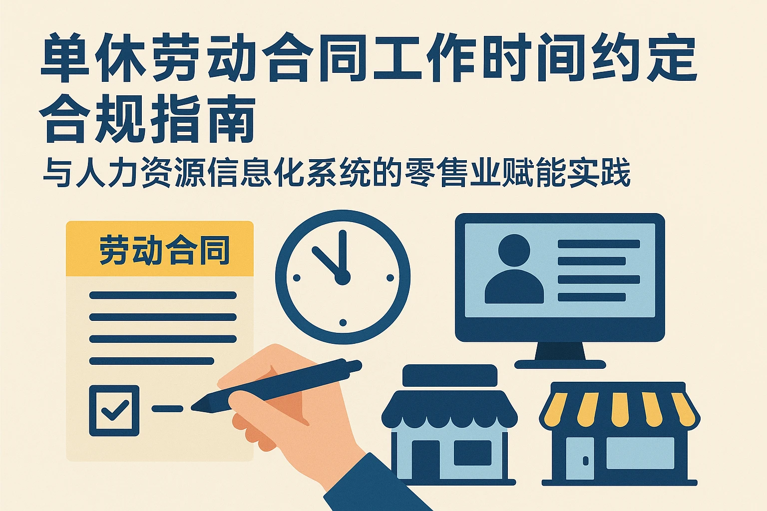 单休劳动合同工作时间约定合规指南与人力资源信息化系统的零售业赋能实践