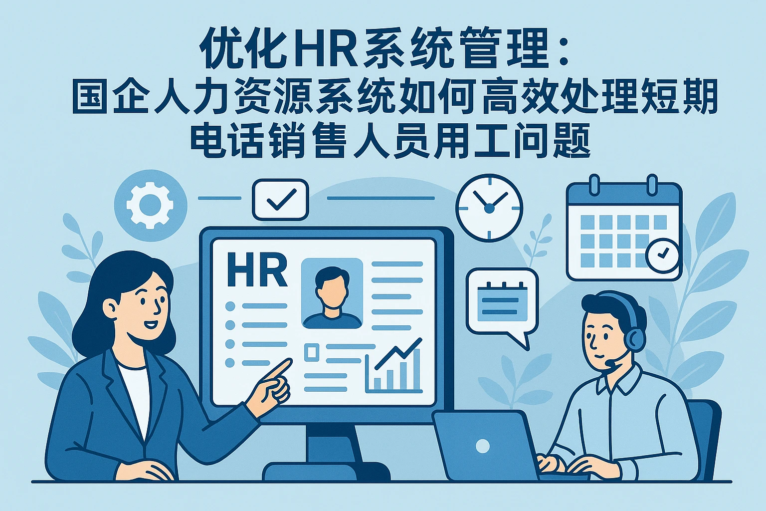 优化HR系统管理：国企人力资源系统如何高效处理短期电话销售人员用工问题