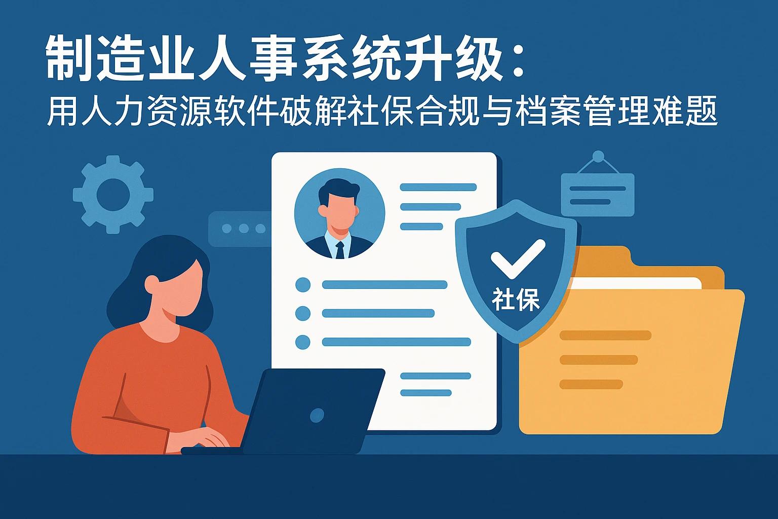 制造业人事系统升级:用人力资源软件破解社保合规与档案管理难题