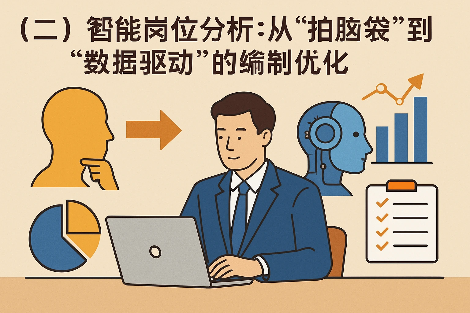 (二)智能岗位分析:从“拍脑袋”到“数据驱动”的编制优化