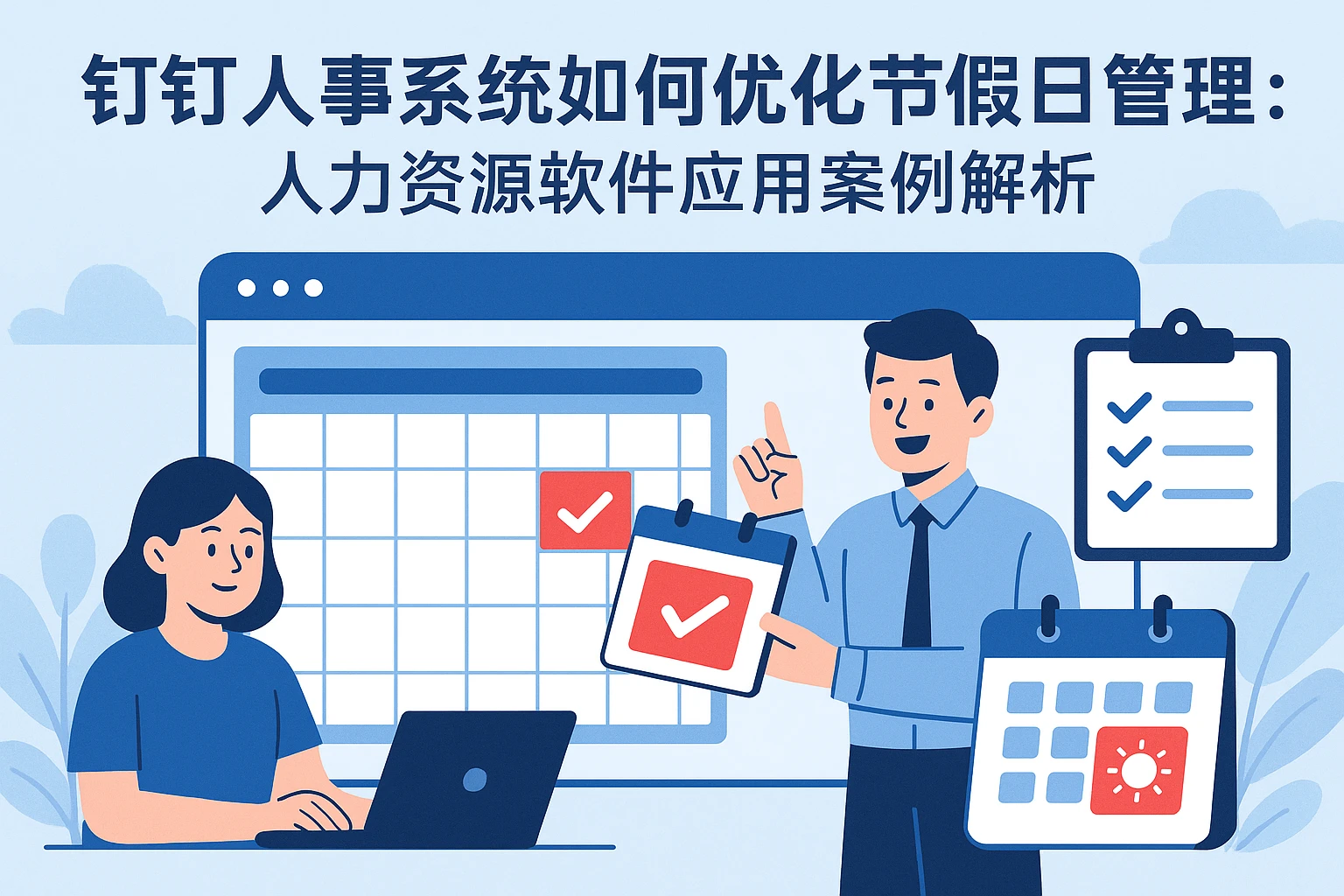钉钉人事系统如何优化节假日管理:人力资源软件应用案例解析