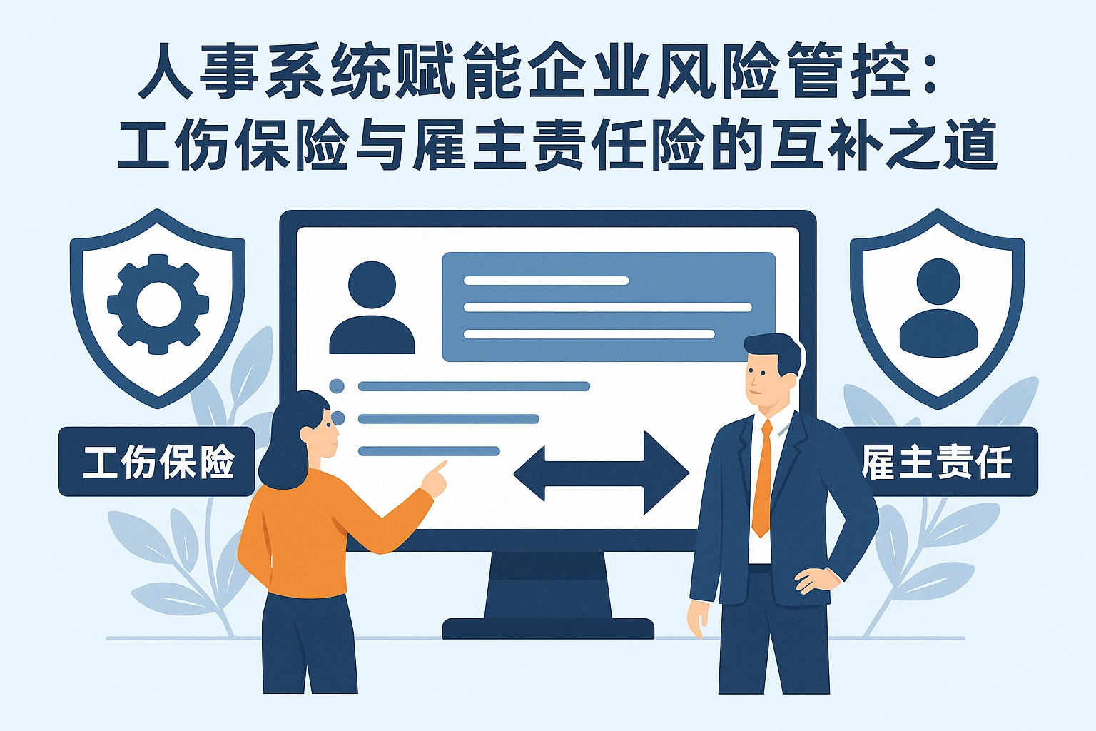 人事系统赋能企业风险管控:工伤保险与雇主责任险的互补之道