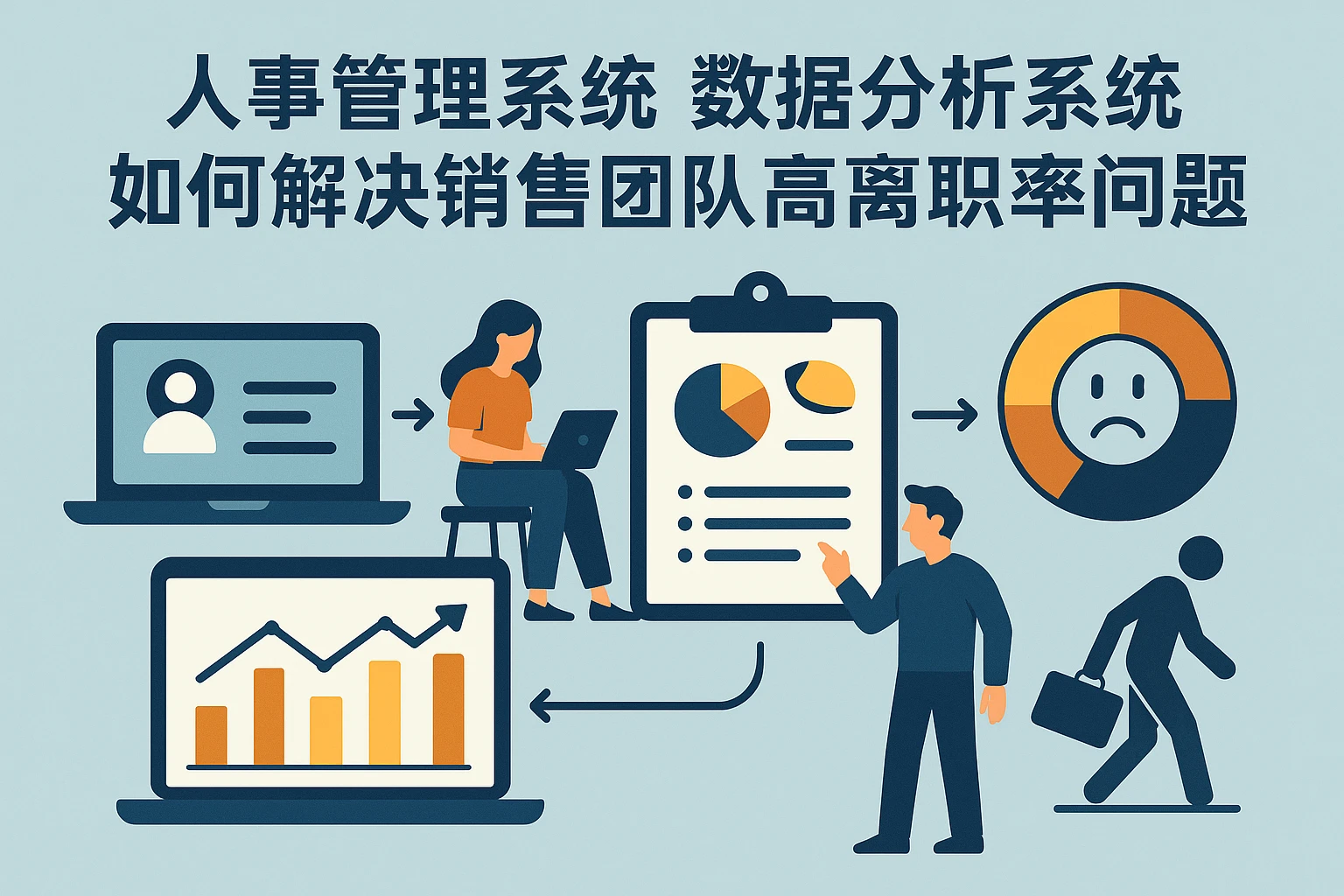 人事管理系统数据分析系统如何解决销售团队高离职率问题