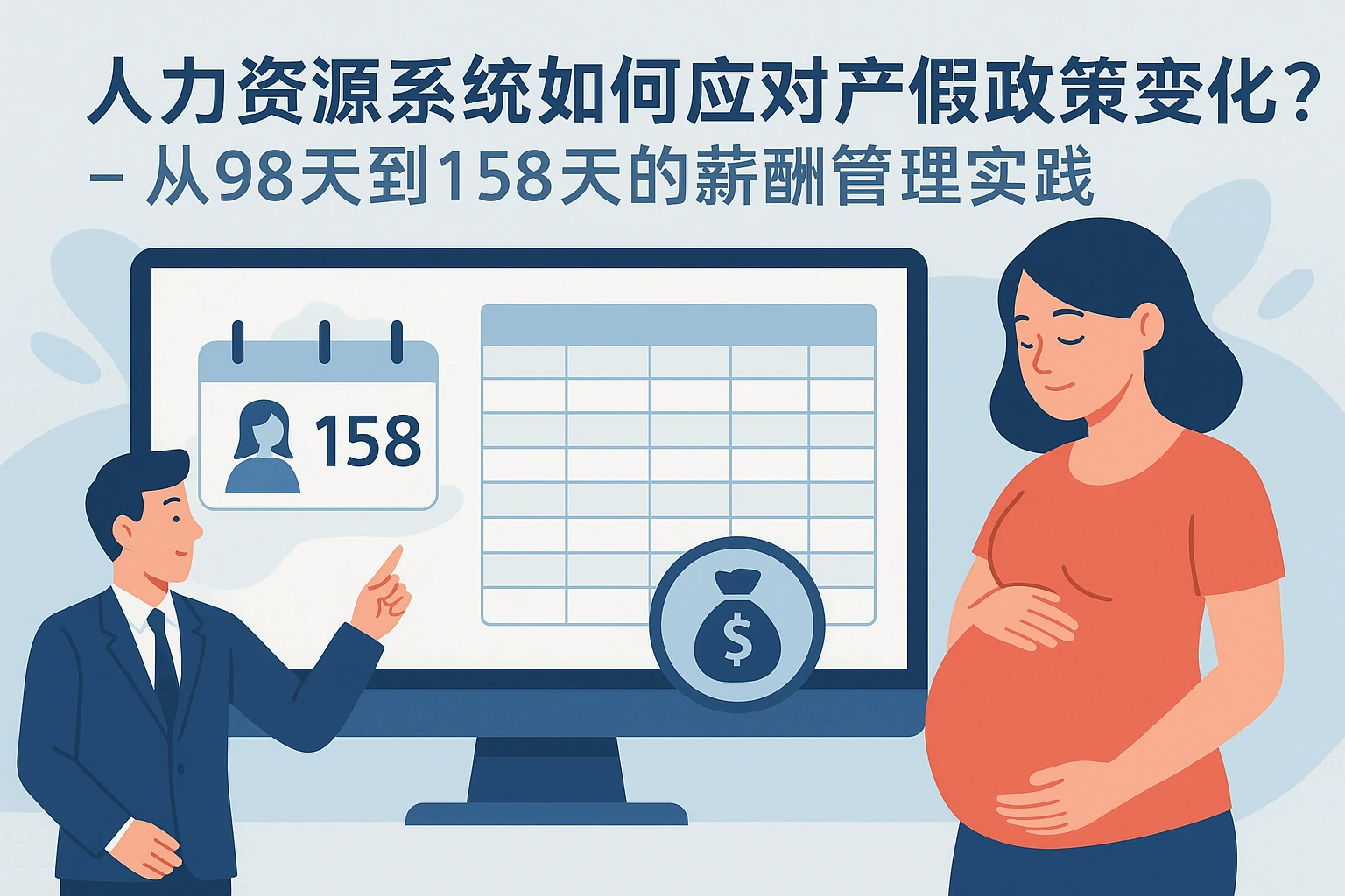 人力资源系统如何应对产假政策变化?——从98天到158天的薪酬管理实践