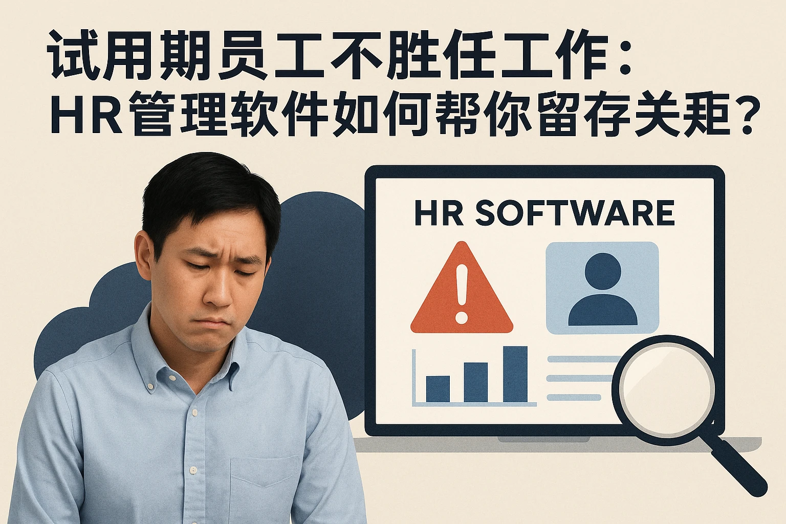 试用期员工不胜任工作:HR管理软件如何帮你留存关键证据?