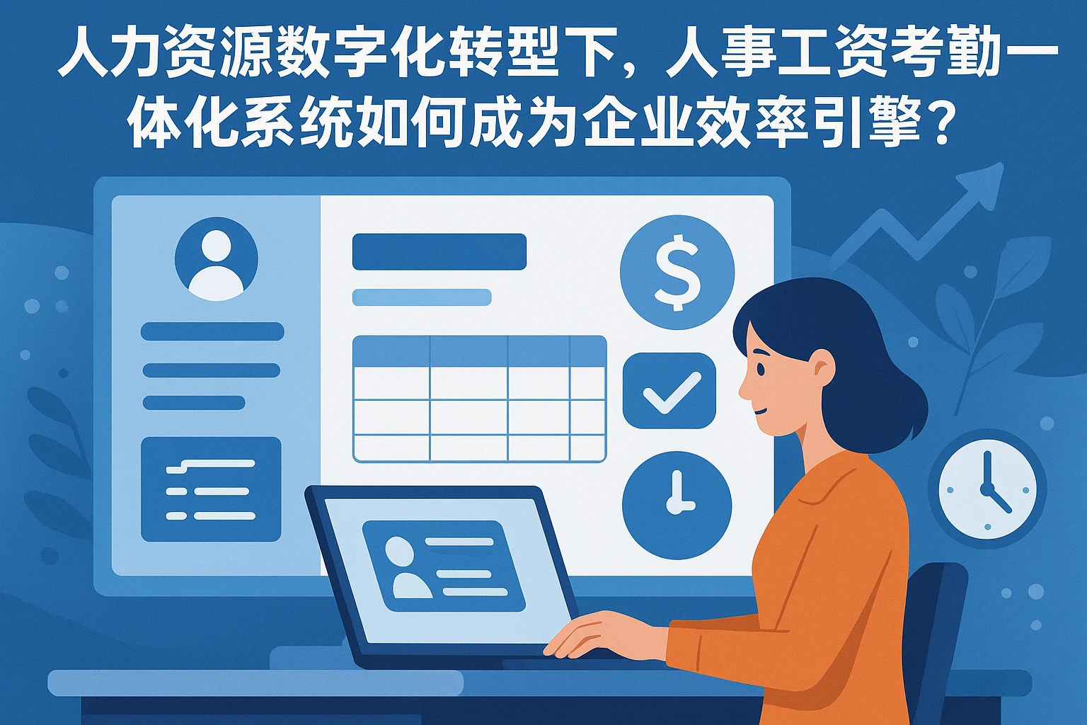 人力资源数字化转型下,人事工资考勤一体化系统如何成为企业效率引擎?