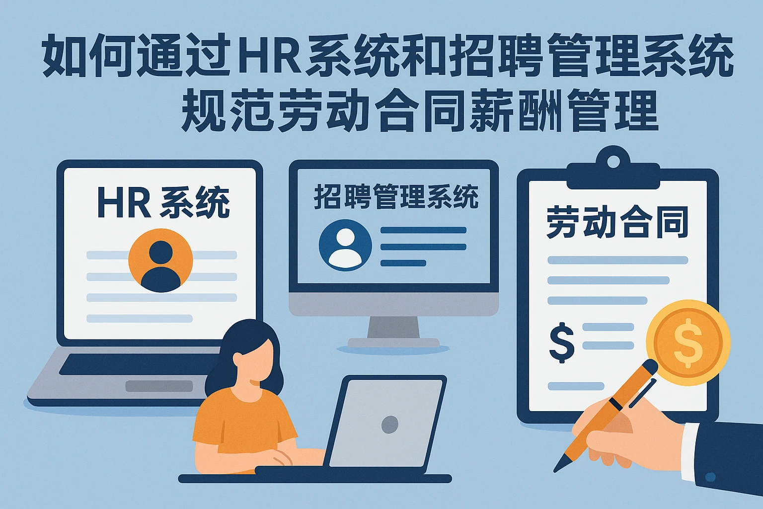 如何通过HR系统和招聘管理系统规范劳动合同薪酬管理