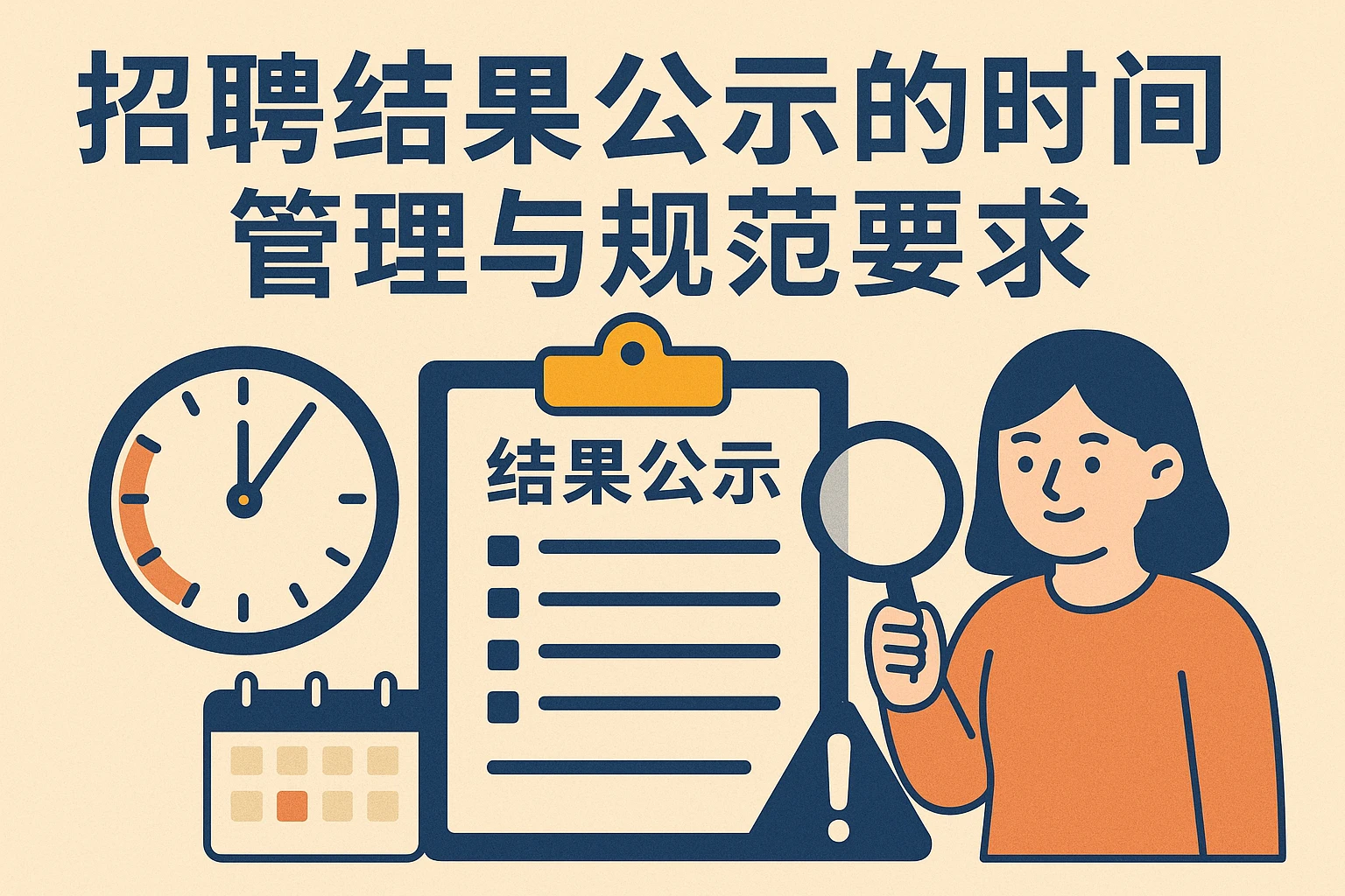 招聘结果公示的时间管理与规范要求