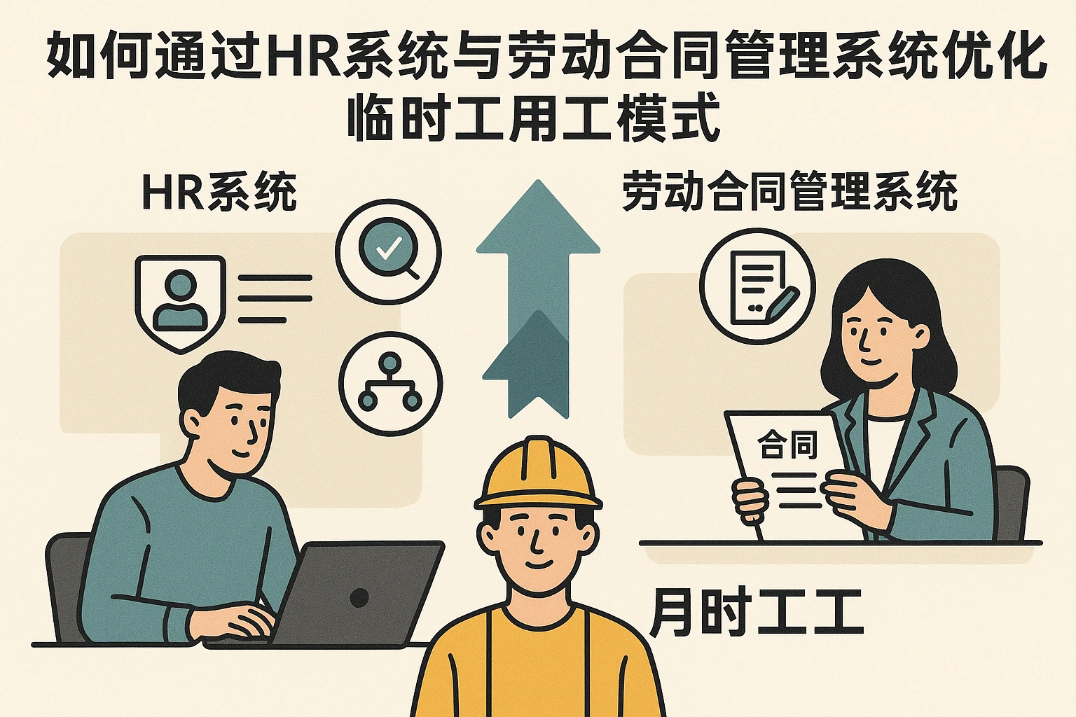 如何通过HR系统与劳动合同管理系统优化临时工用工模式