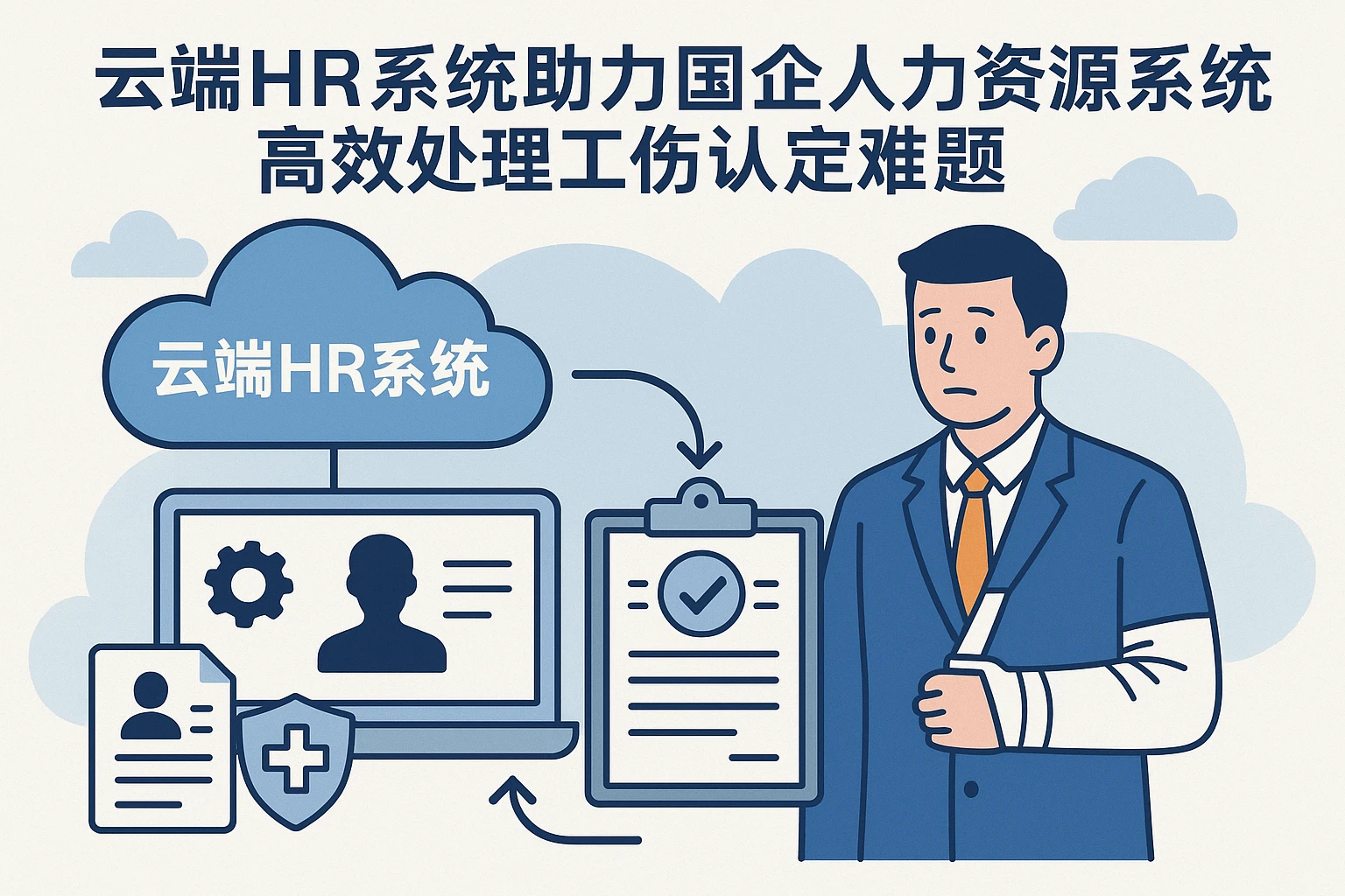 云端HR系统助力国企人力资源系统高效处理工伤认定难题