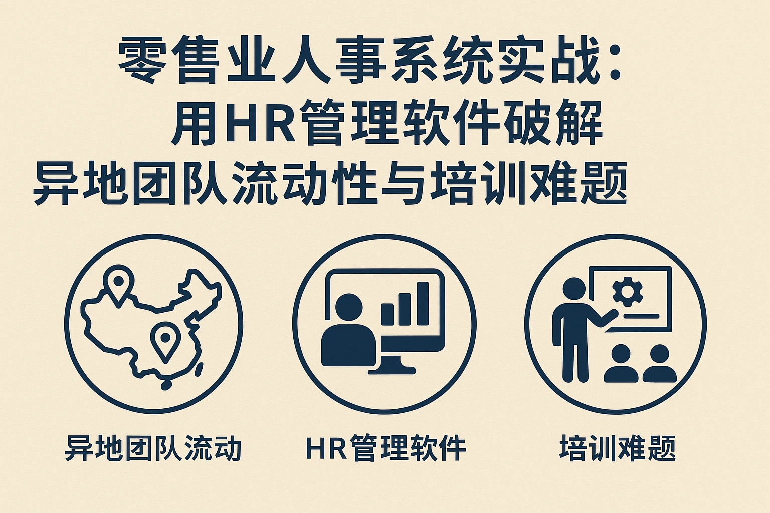 零售业人事系统实战：用HR管理软件破解异地团队流动性与培训难题