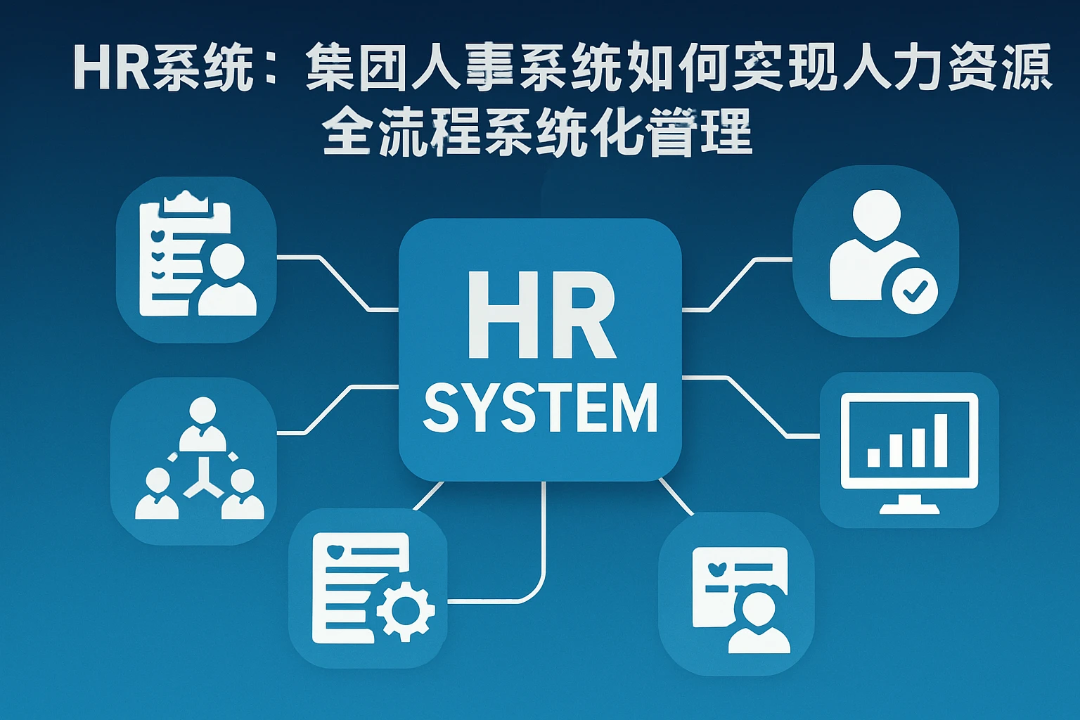 HR系统:集团人事系统如何实现人力资源全流程系统化管理