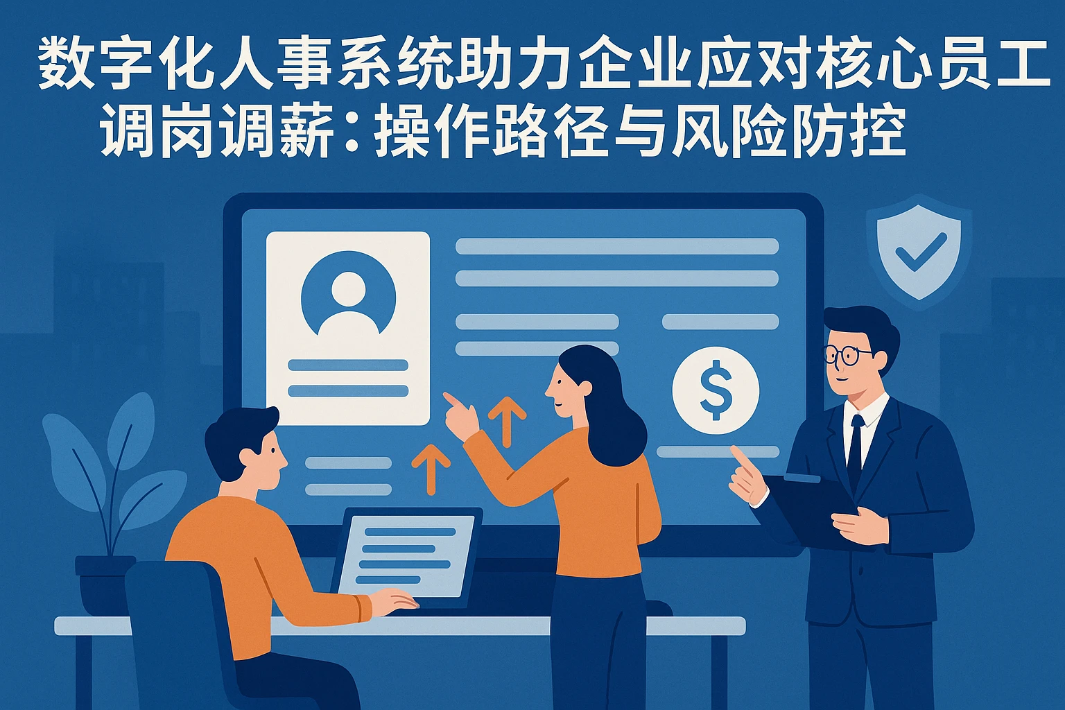 数字化人事系统助力企业应对核心员工调岗调薪：操作路径与风险防控