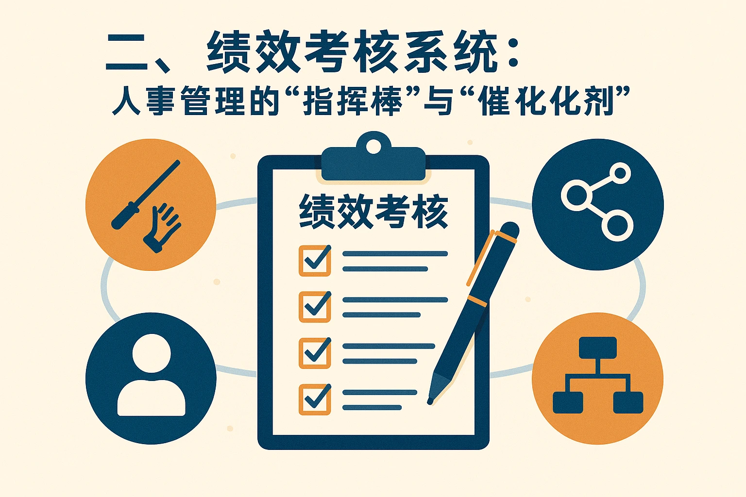 二、绩效考核系统:人事管理的“指挥棒”与“催化剂”