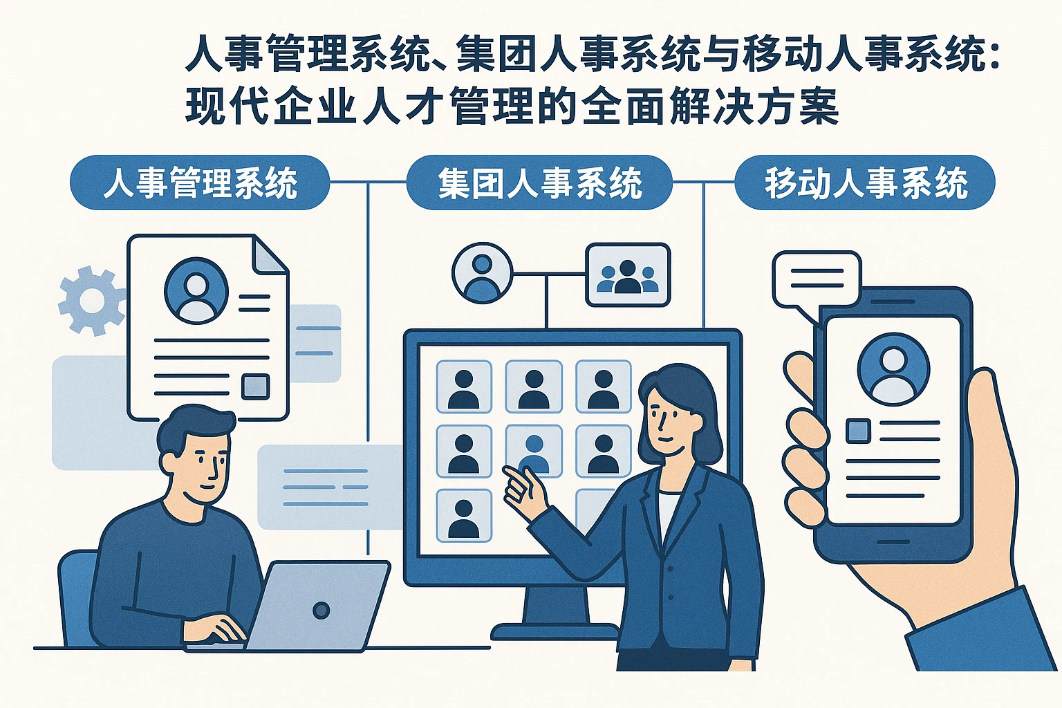 人事管理系统、集团人事系统与移动人事系统:现代企业人才管理的全面解决方案