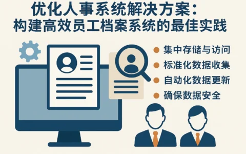 优化人事系统解决方案：构建高效员工档案系统的最佳实践