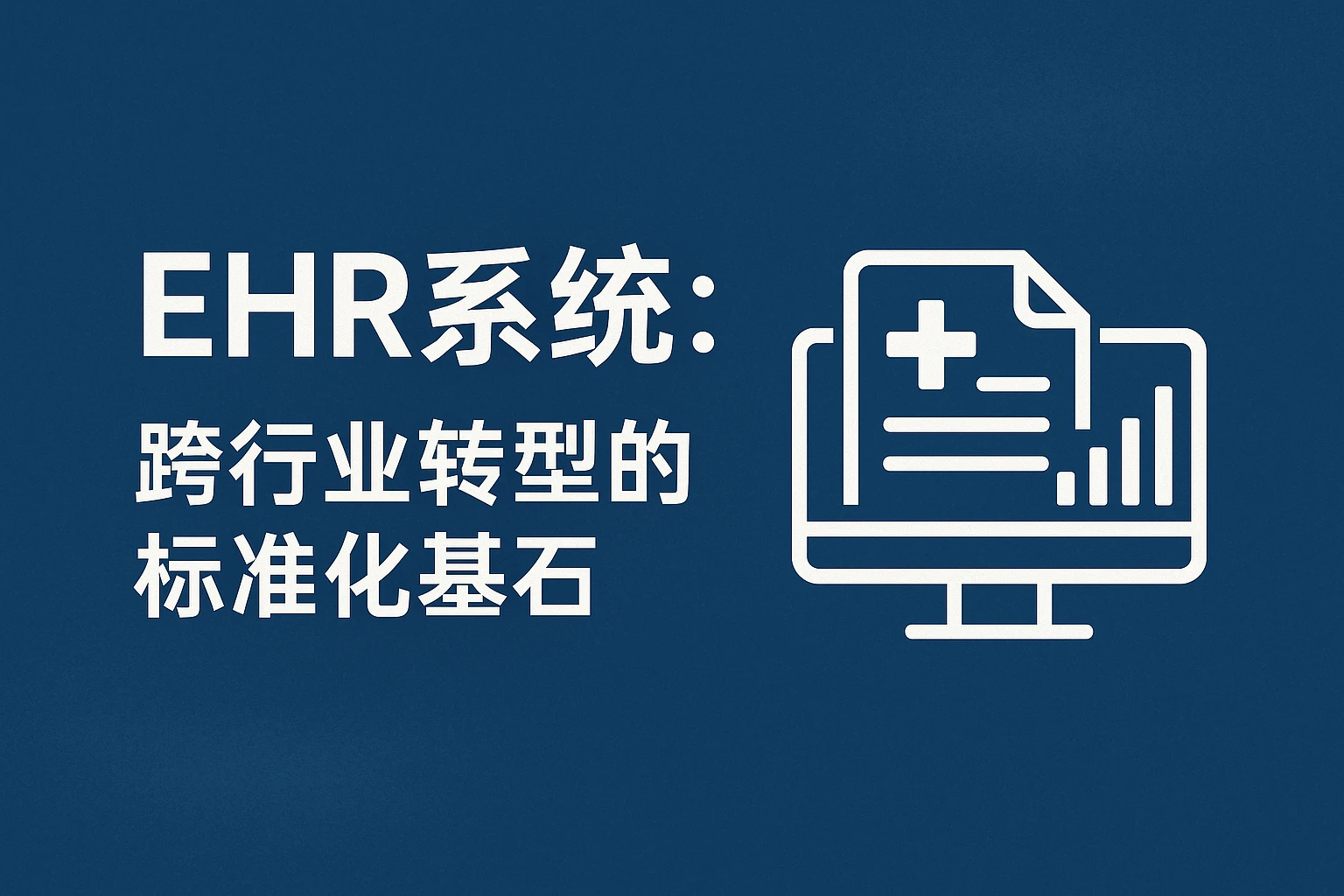 EHR系统：跨行业转型的标准化基石