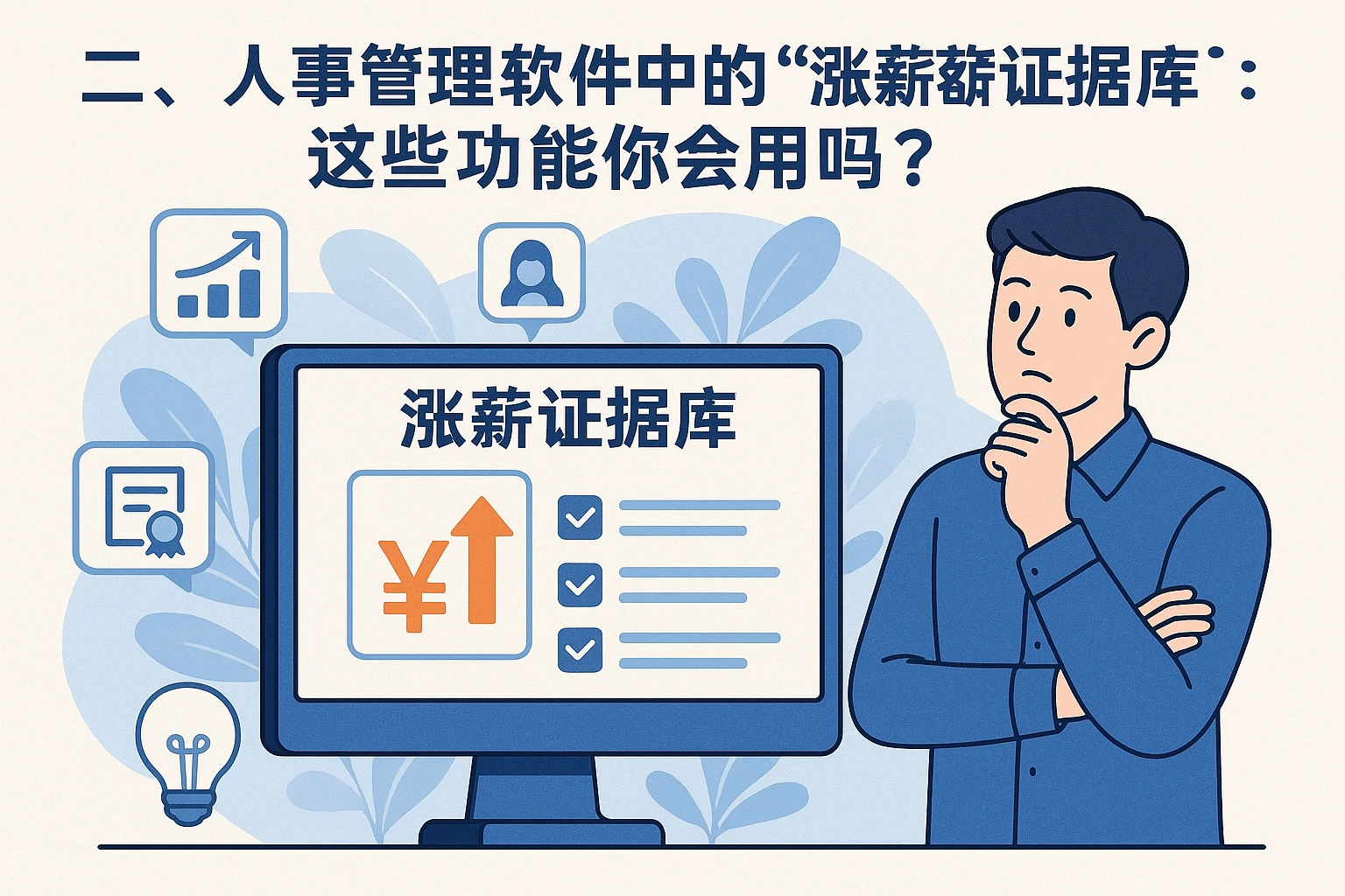 二、人事管理软件中的“涨薪证据库”：这些功能你会用吗？