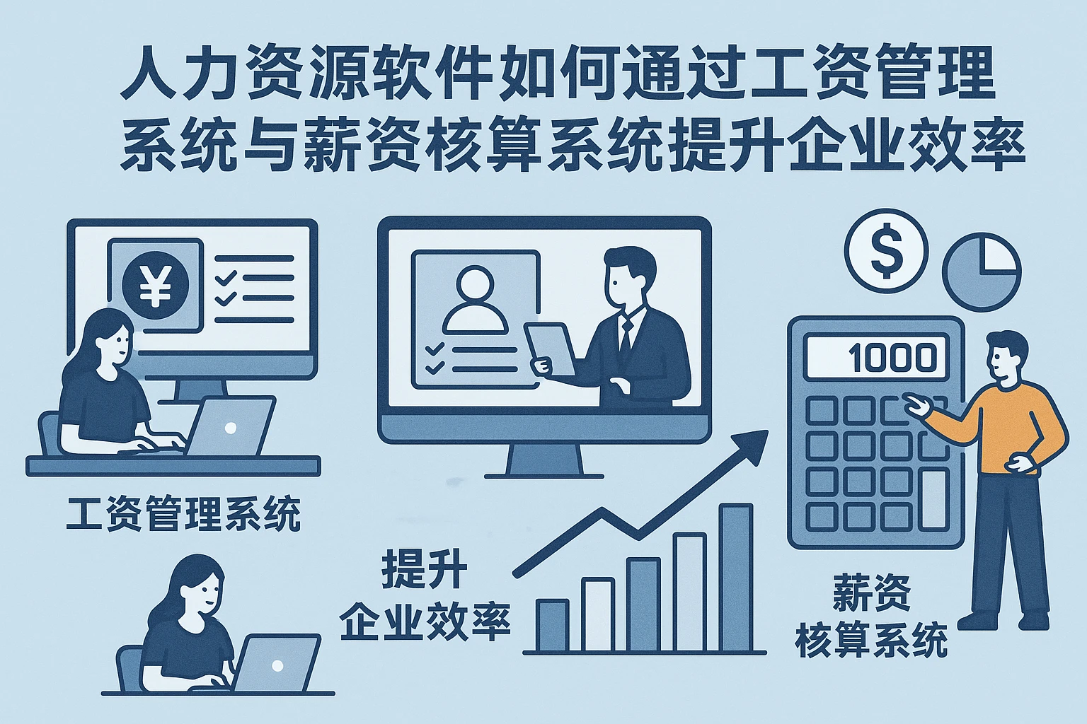 人力资源软件如何通过工资管理系统与薪资核算系统提升企业效率