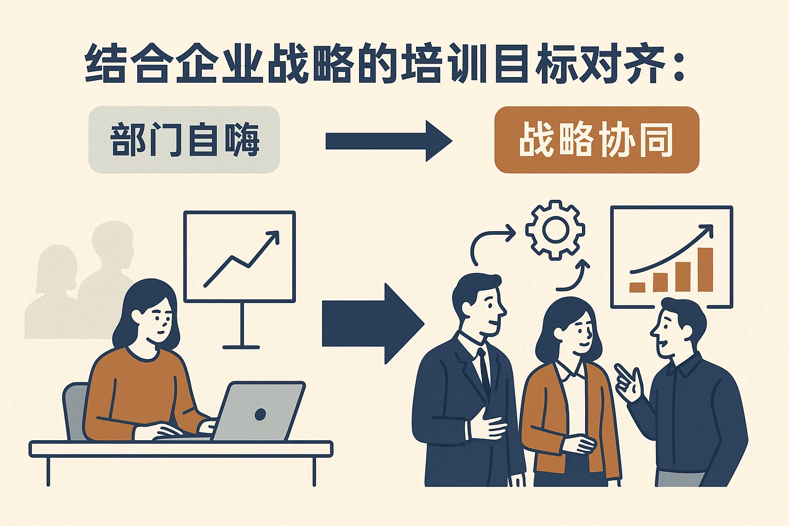 2. 结合企业战略的培训目标对齐：从“部门自嗨”到“战略协同”