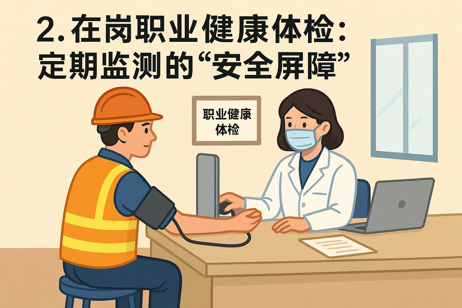 2. 在岗职业健康体检:定期监测的“安全屏障”
