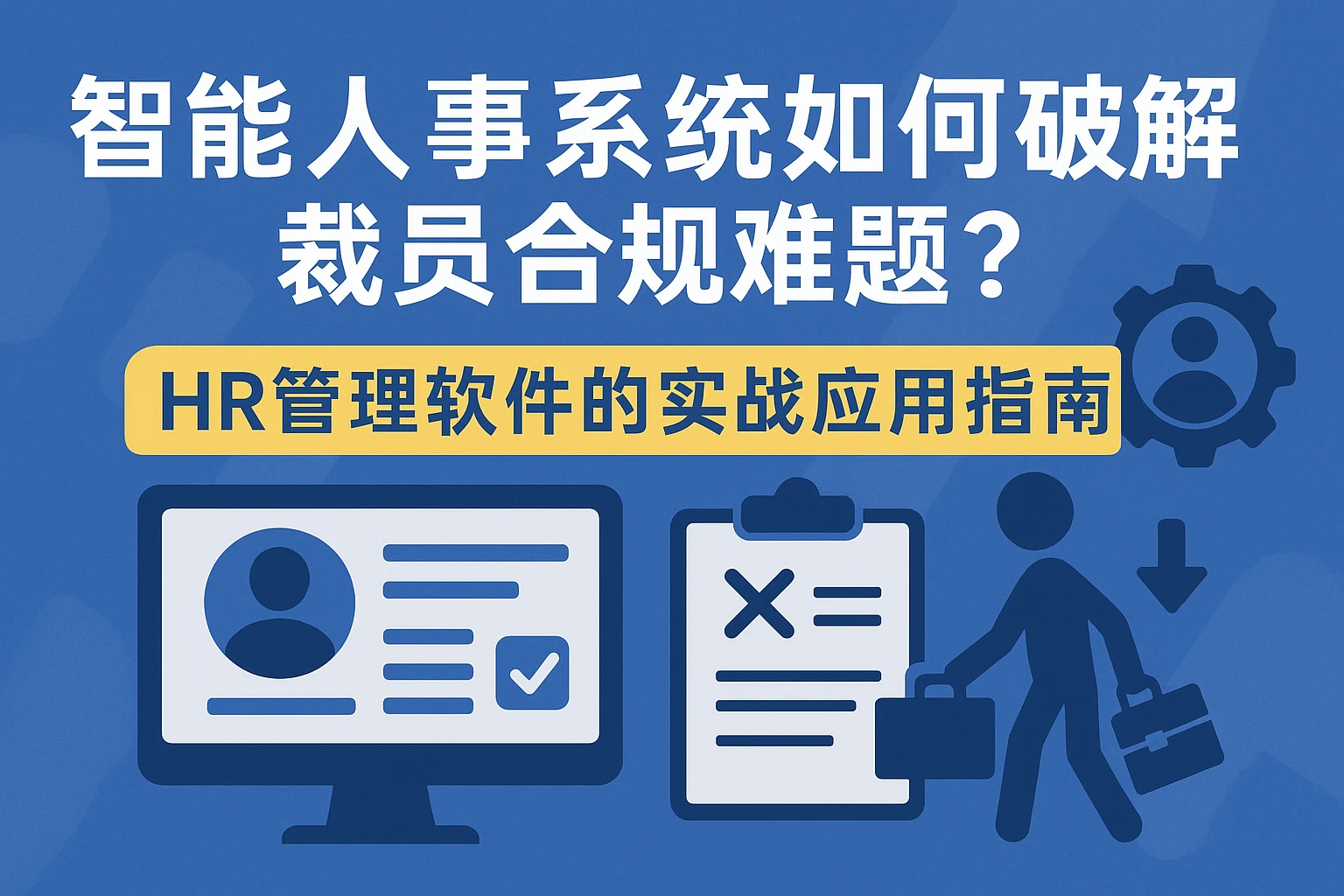 智能人事系统如何破解裁员合规难题？HR管理软件的实战应用指南